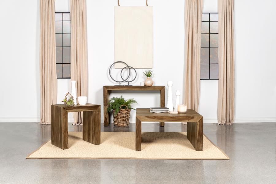 Odilia Brown End Table - MyWaynesHome #