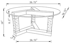 Octave Silver Coffee Table - MyWaynesHome #