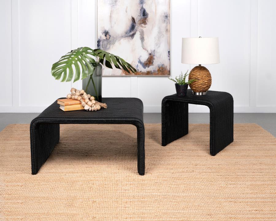Cahya Black End Table - MyWaynesHome #