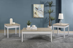 Stacie White 3 Pc Coffee Table Set - MyWaynesHome #