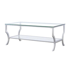 Saide Silver Coffee Table - MyWaynesHome #