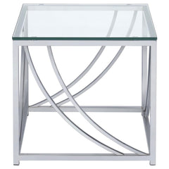 Lille Silver End Table - MyWaynesHome #