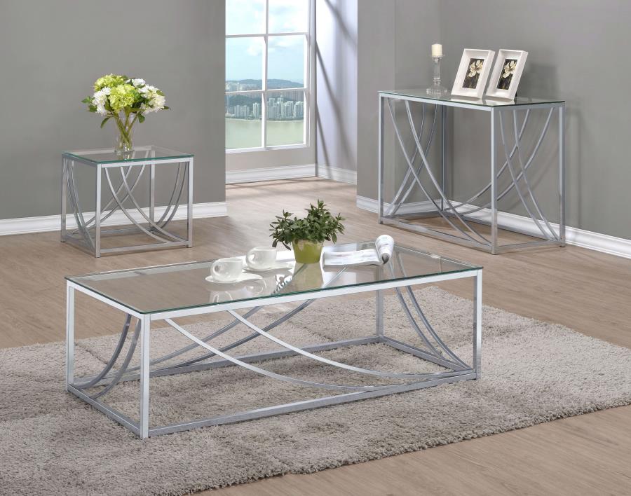 Lille Silver End Table - MyWaynesHome #