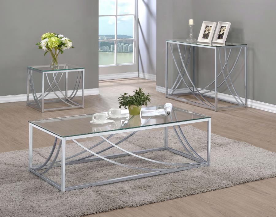 Lille Silver Sofa Table - MyWaynesHome #