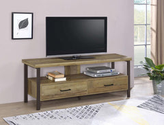Ruston Brown 59" Tv Stand - MyWaynesHome #