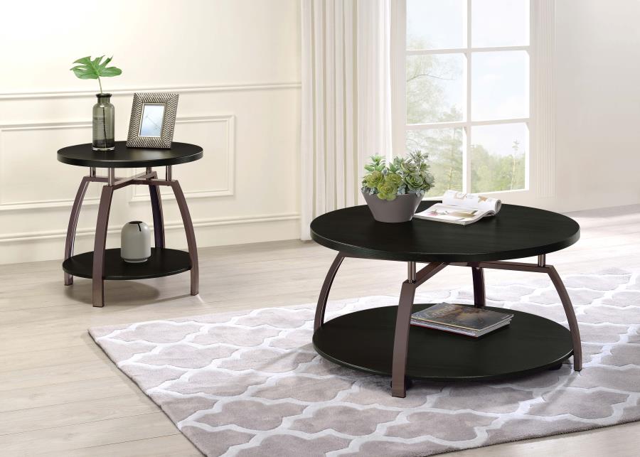 Dacre Black End Table - MyWaynesHome #