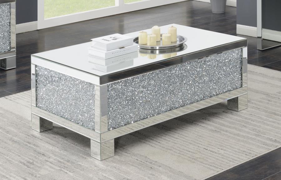 Gillian Silver Coffee Table - MyWaynesHome #