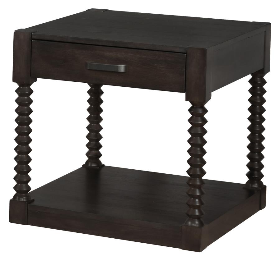 Meredith Brown End Table - MyWaynesHome #