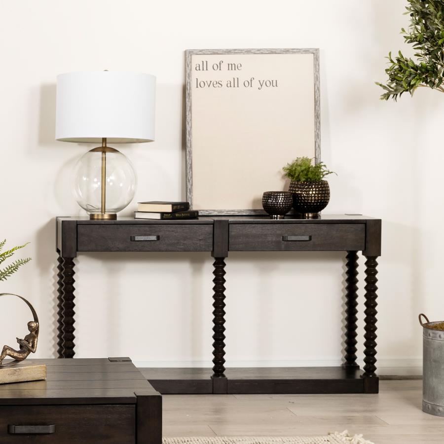 Meredith Brown Sofa Table - MyWaynesHome #