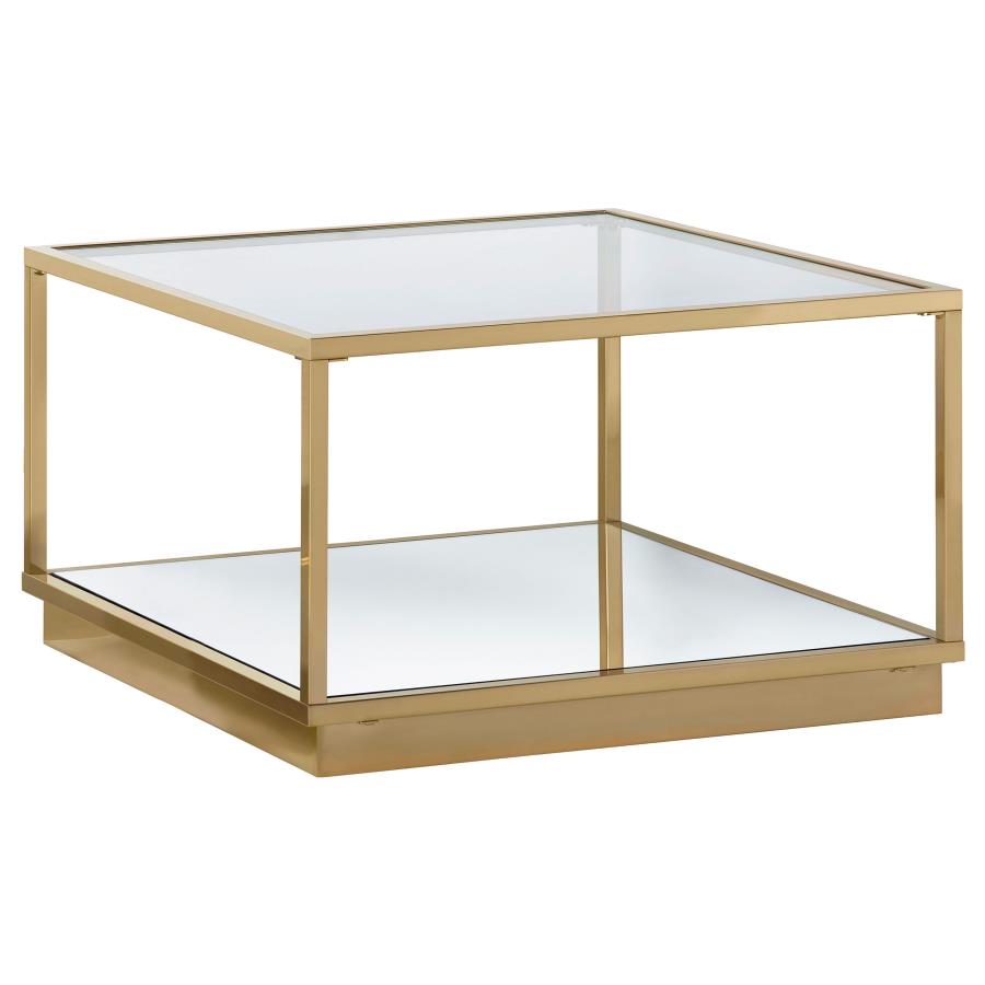 Renee Gold 2 Pc Coffee Table Set - MyWaynesHome #