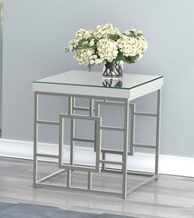 Dafina Silver End Table - MyWaynesHome #