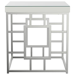Dafina Silver End Table - MyWaynesHome #