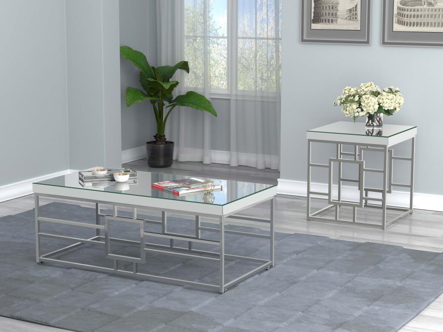 Dafina Silver End Table - MyWaynesHome #