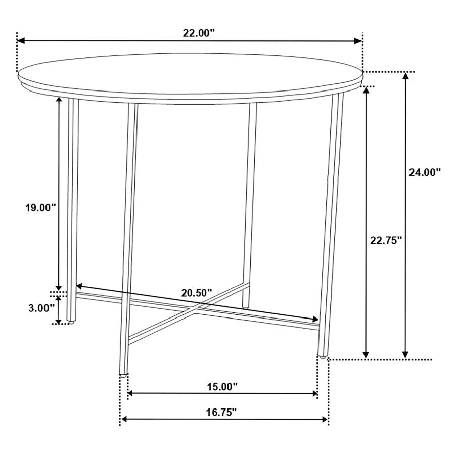 Ellison White End Table - MyWaynesHome #