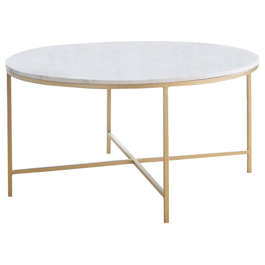 Ellison White Coffee Table - MyWaynesHome #