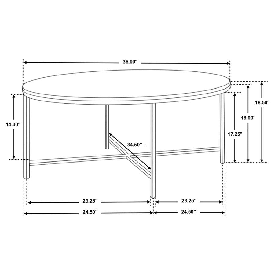 Ellison White Coffee Table - MyWaynesHome #