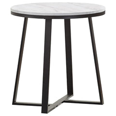 Hugo White End Table - MyWaynesHome #
