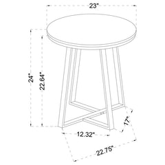 Hugo White End Table - MyWaynesHome #