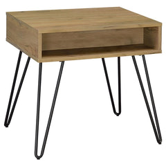 Fanning Brown End Table - MyWaynesHome #