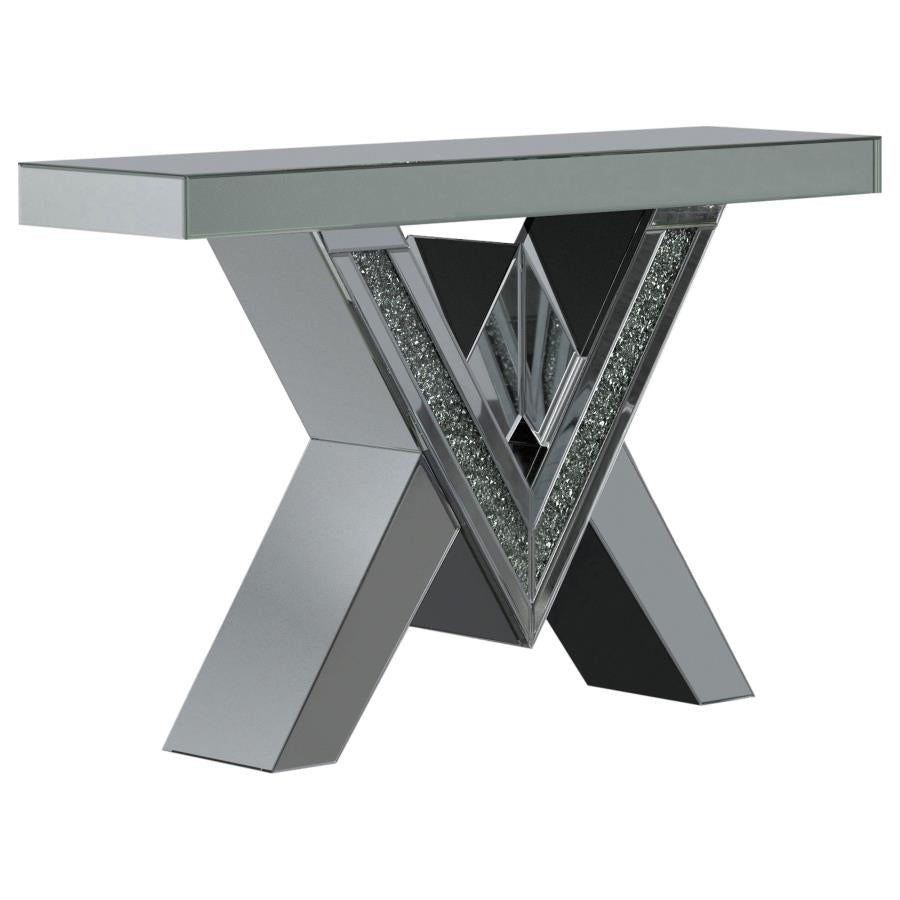 Taffeta Silver Sofa Table - MyWaynesHome #