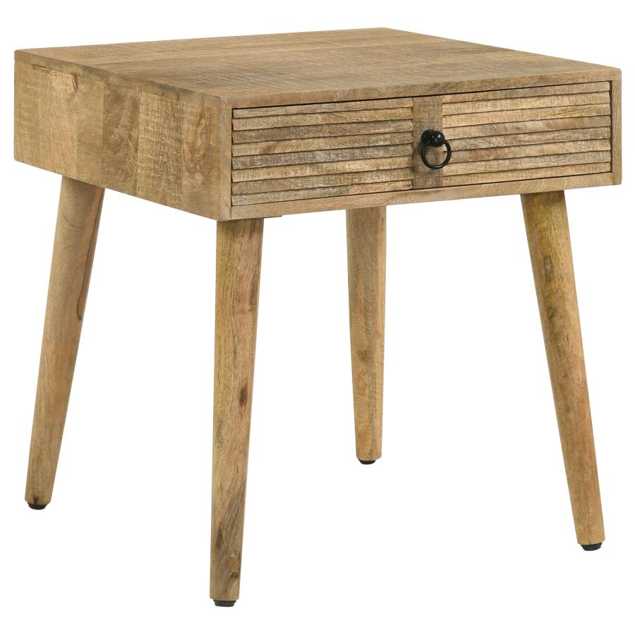 Zabel Brown End Table - MyWaynesHome #