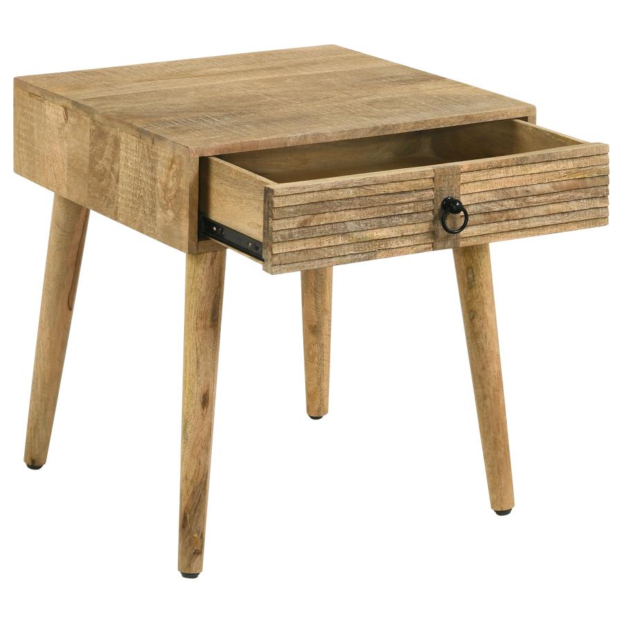 Zabel Brown End Table - MyWaynesHome #