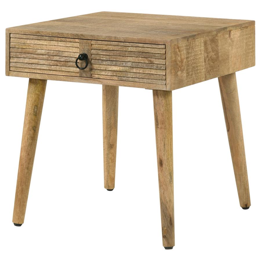 Zabel Brown End Table - MyWaynesHome #
