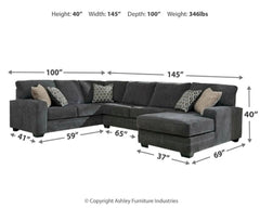 Tracling 3-Piece Sectional with Chaise - MyWaynesHome #