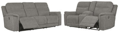 Mouttrie Reclining Sofa and Loveseat