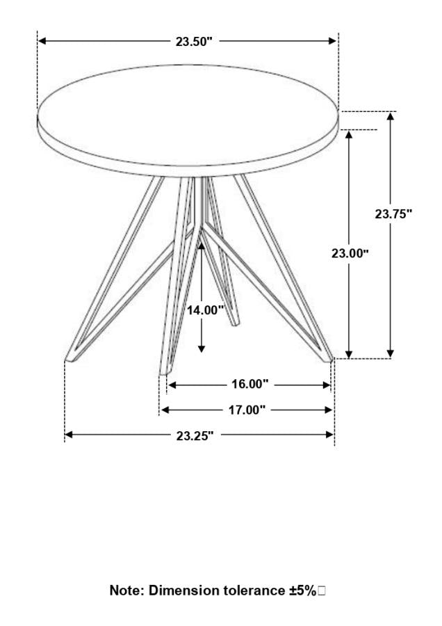 Hadi Grey End Table - MyWaynesHome #