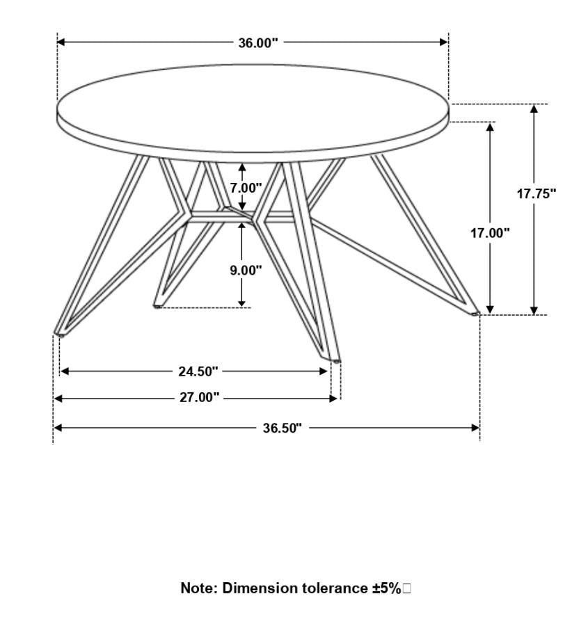 Hadi Grey Coffee Table - MyWaynesHome #