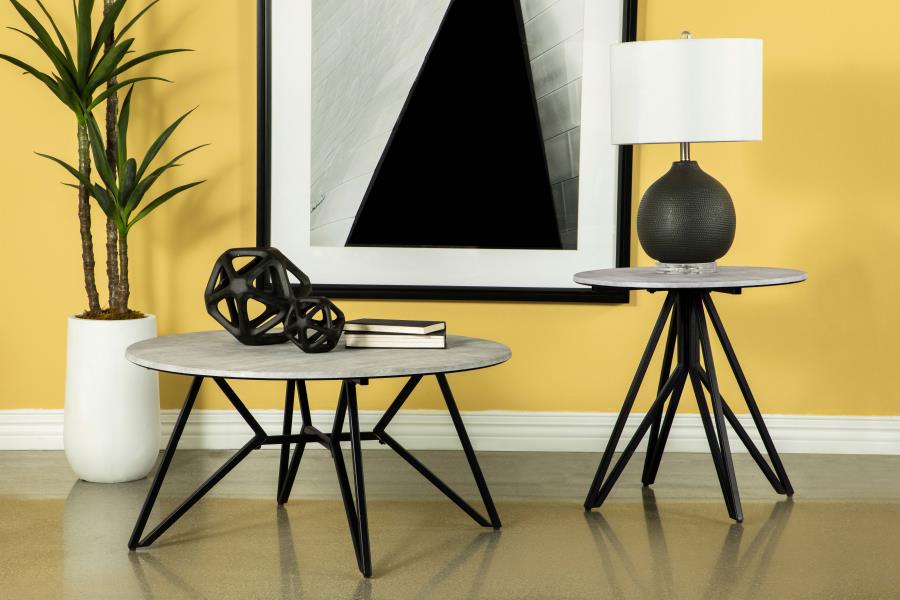 Hadi Grey Coffee Table - MyWaynesHome #