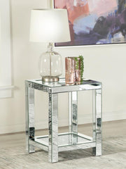 Valentina Silver End Table - MyWaynesHome #