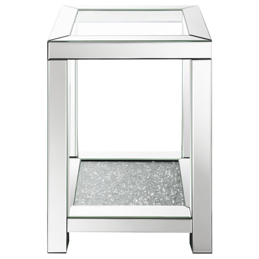 Valentina Silver End Table - MyWaynesHome #