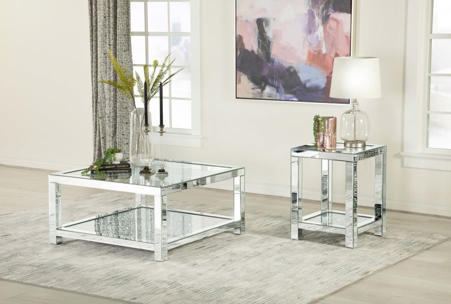 Valentina Silver Coffee Table - MyWaynesHome #
