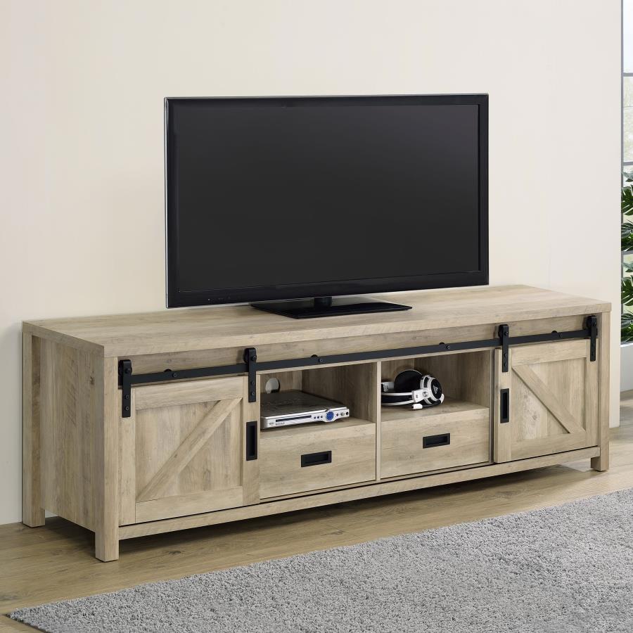 Madra Brown 79" Tv Stand - MyWaynesHome #