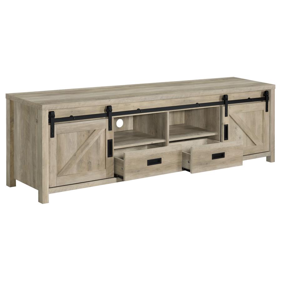 Madra Brown 79" Tv Stand - MyWaynesHome #