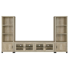 Sachin Brown 3 Pc Entertainment Center - MyWaynesHome #