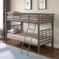 Fairfax Grey Twin / Twin Bunk Bed - MyWaynesHome #