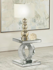 Breena Silver End Table - MyWaynesHome #