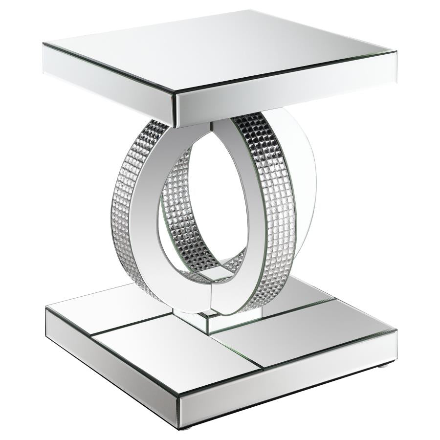 Breena Silver End Table - MyWaynesHome #