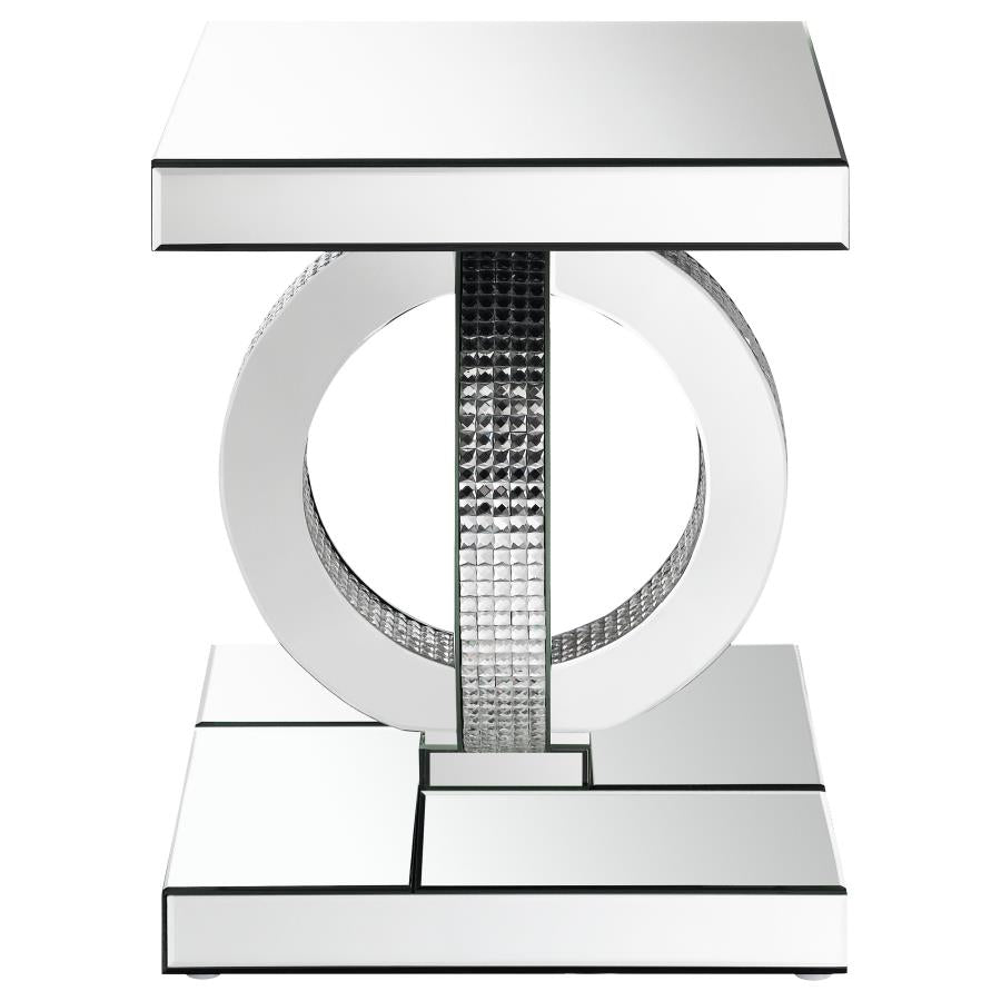 Breena Silver End Table - MyWaynesHome #