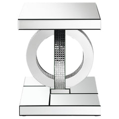 Breena Silver End Table - MyWaynesHome #