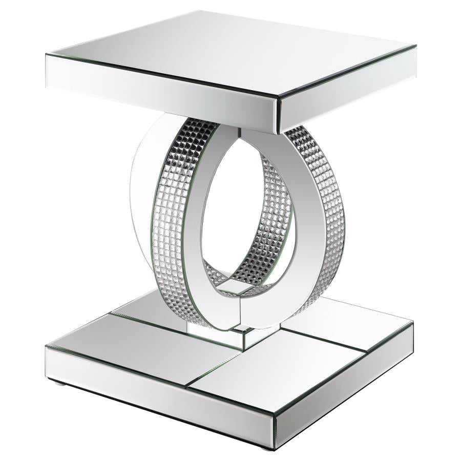 Breena Silver End Table - MyWaynesHome #