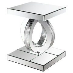 Breena Silver End Table - MyWaynesHome #