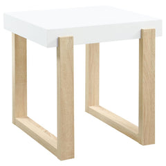 Pala White End Table - MyWaynesHome #