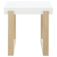 Pala White End Table - MyWaynesHome #