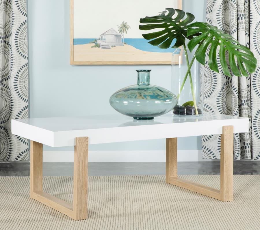 Pala White Coffee Table - MyWaynesHome #