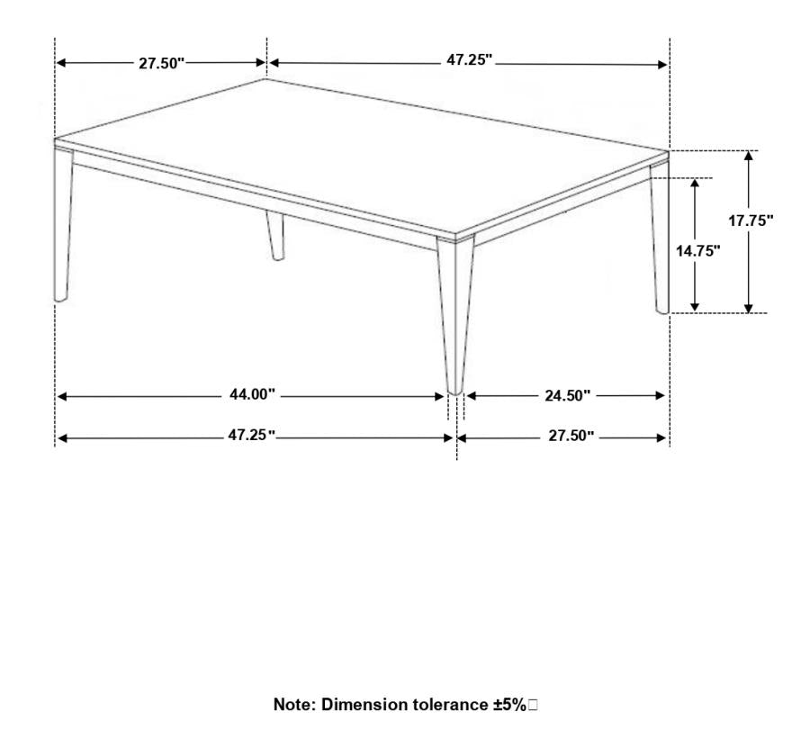 Mozzi Grey Coffee Table - MyWaynesHome #