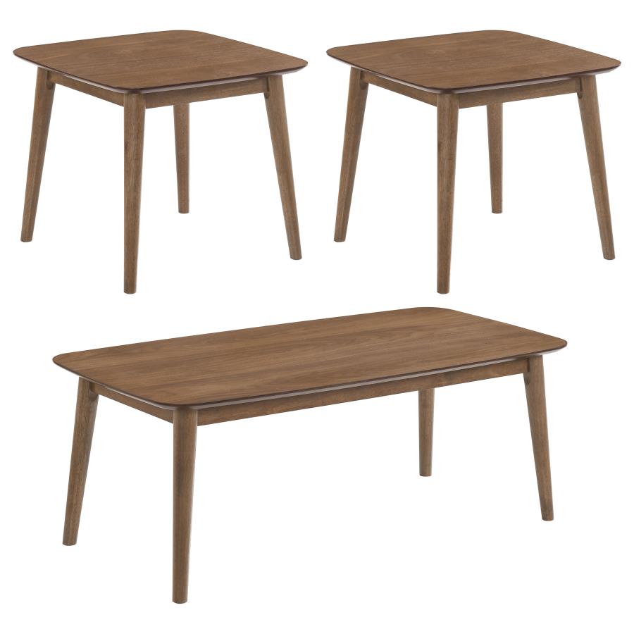 Radley Brown 3 Pc Coffee Table Set - MyWaynesHome #